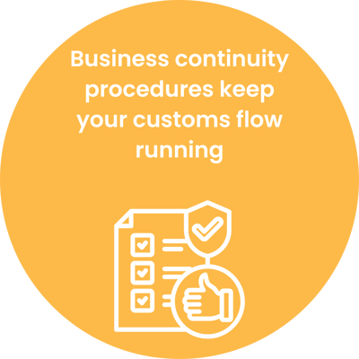 Business continuity procedures keep your customs flow running circle (1)