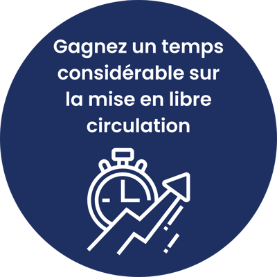 Gagnez un temps considérable sur la mise en libre circulation