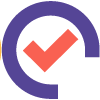 C4T Emoji_Tick2_Purple Orange