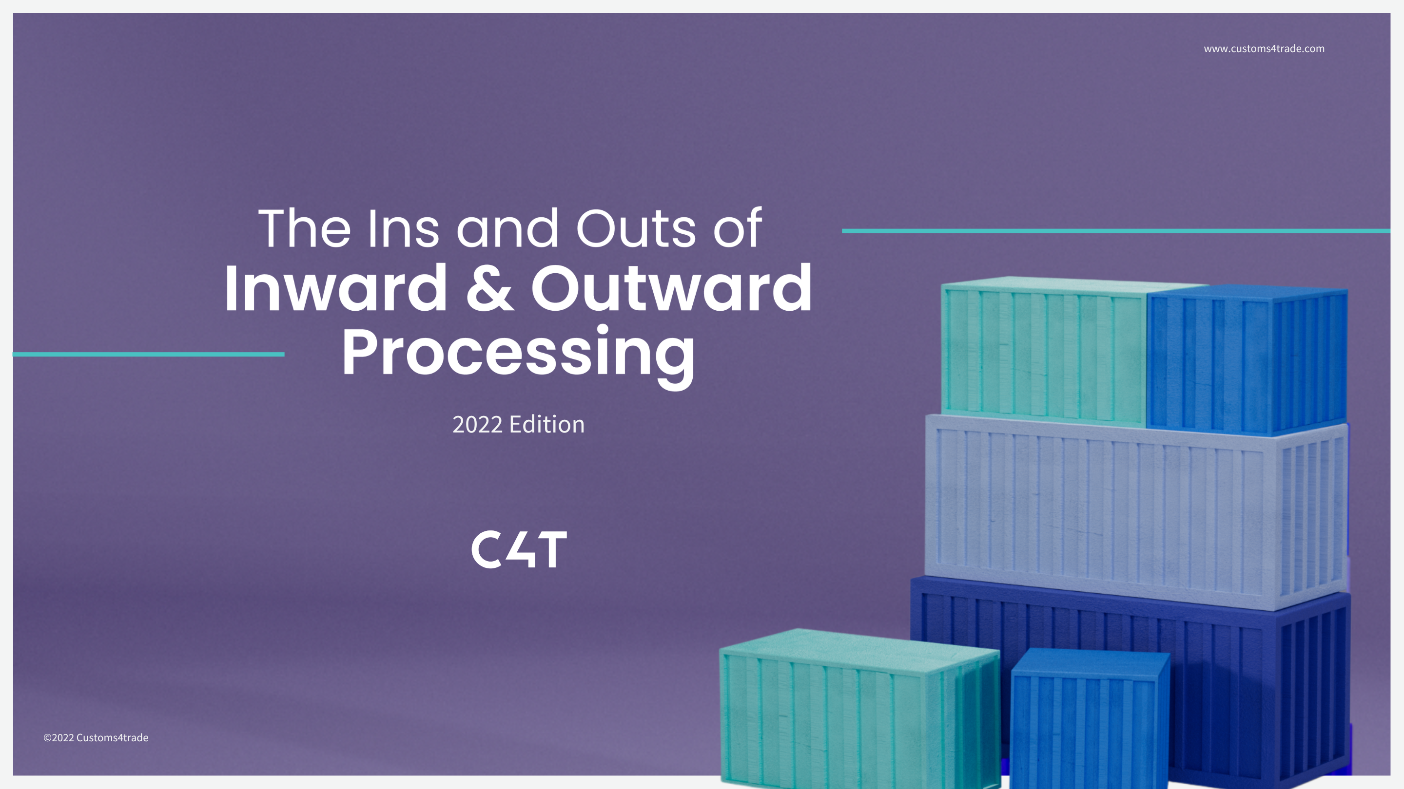 Inward & Outward Processing White paper
