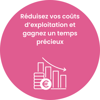 Réduisez vos coûts d’exploitation et gagnez un temps précieux