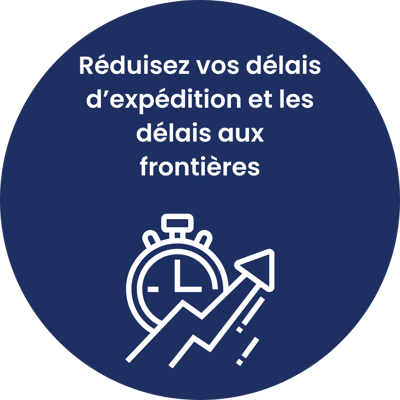 Réduisez vos délais d’expédition et les délais aux frontières