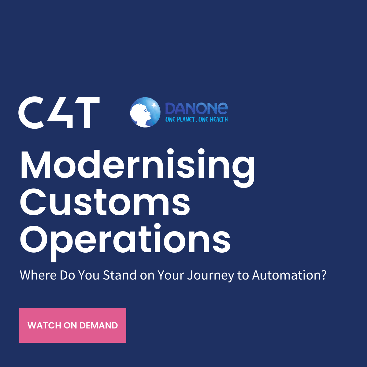 Watch the webinar recording: Modernising Customs Operations