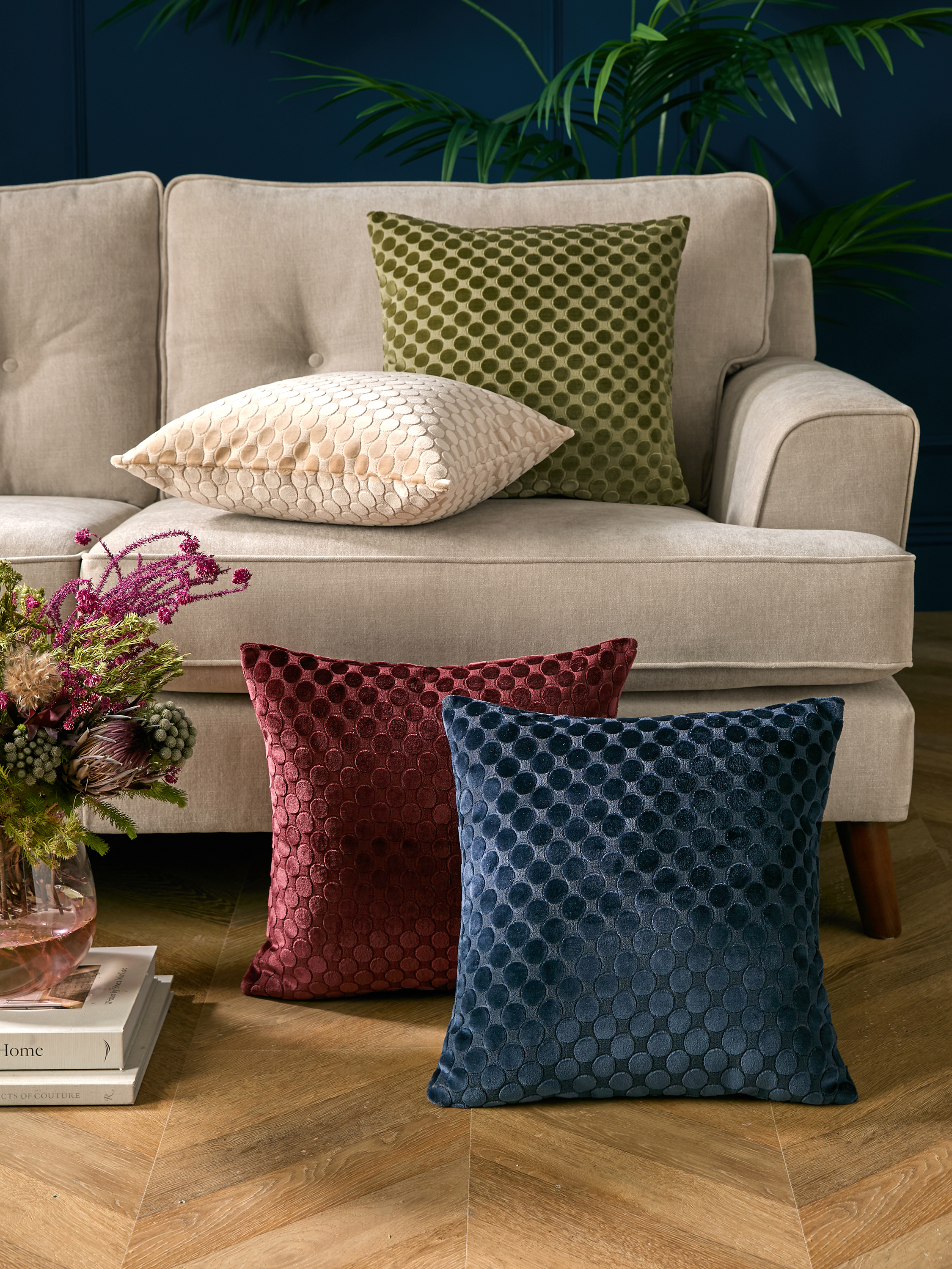 UW Home Soiree - Velvet Spot Cushions